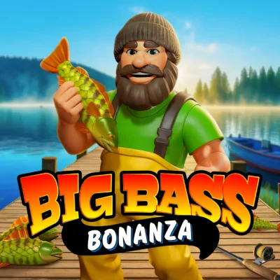 Portada del slot Big Bass Bonanza de Pragmatic Play