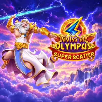 Gates of Olympus Super Scatter game artwork