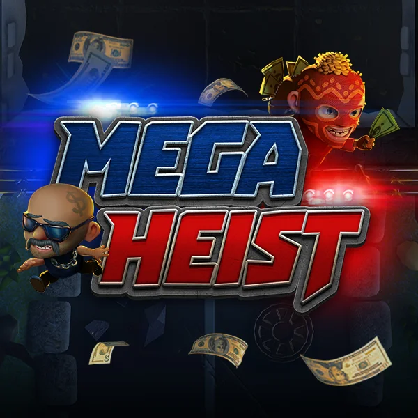 Mega Heist official slot artwork