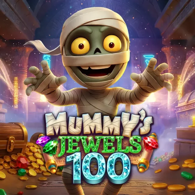 Mummy's Jewels 100 slot artwork