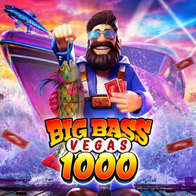 Pescadores Wild rojos y azules y símbolos Fish Money en Big Bass Vegas 1000