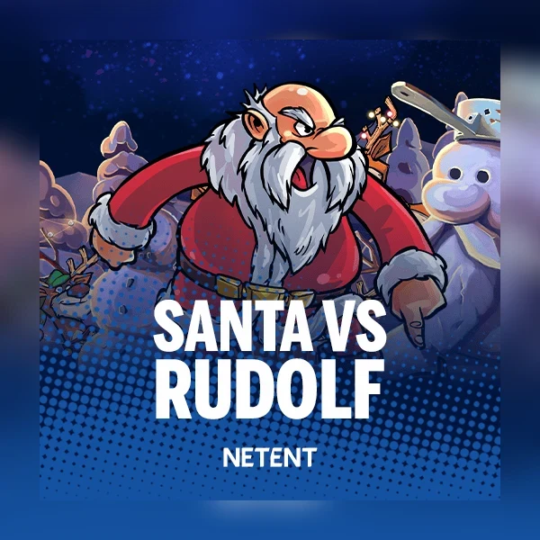 Santa vs Rudolf NetEnt slot artwork