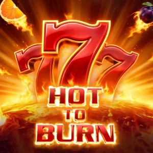 Portada de Hot to Burn con su temática clásica de frutas y estrellas.