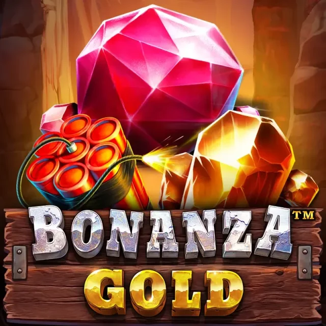 Pepitas de oro y símbolos en cascada de Bonanza Gold