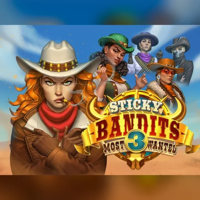 Sticky Bandits 3 Most Wanted slot artwork