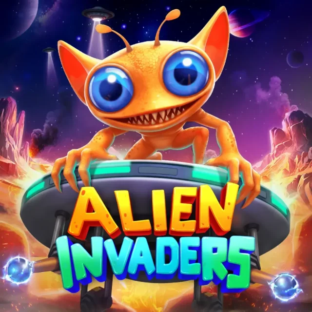 Alien Invaders slot artwork