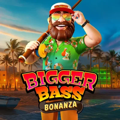 Portada del slot Bigger Bass Bonanza