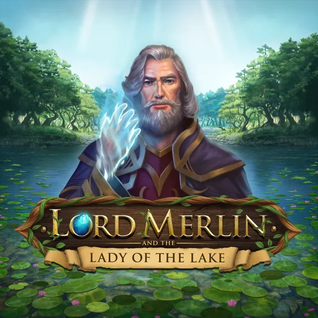 Lord Merlin and The Lady of The Lake slot artwork