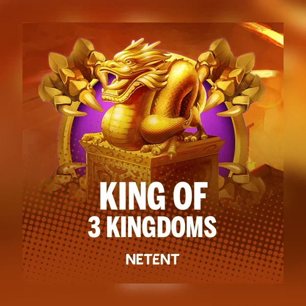 King of 3 Kingdoms NetEnt slot artwork