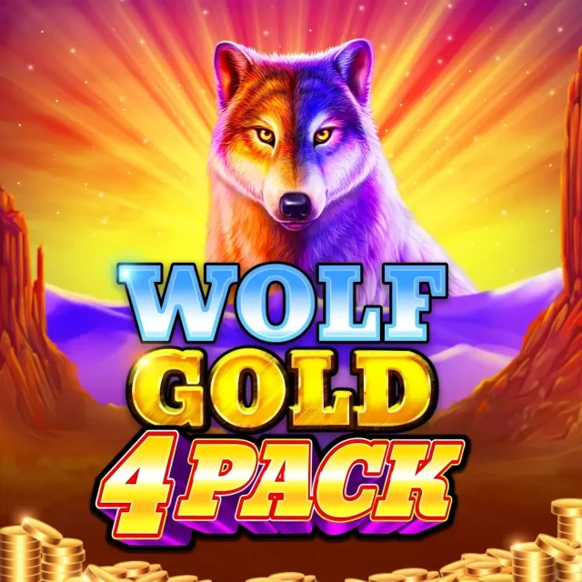 Wolf Gold 4 Pack slot artwork
