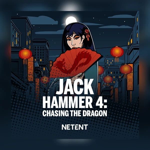 Jack Hammer 4: Chasing the Dragon NetEnt slot artwork