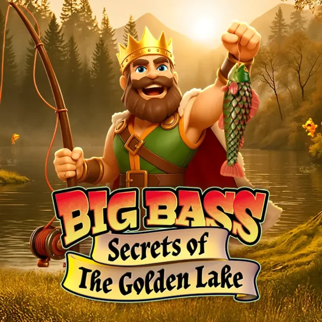 Portada del slot Big Bass Secrets of the Golden Lake