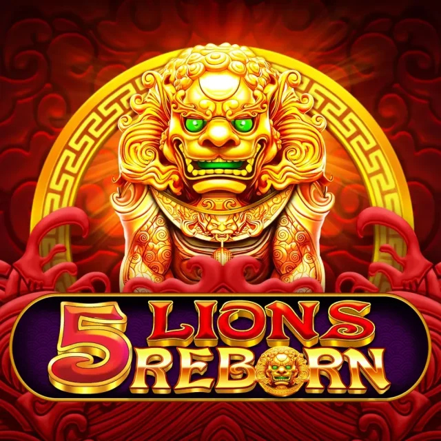 5 Lions Reborn slot artwork