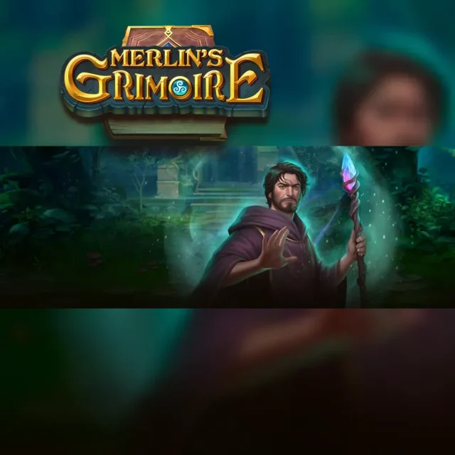Merlin's Grimoire slot artwork
