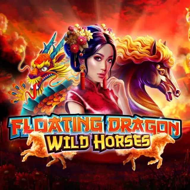 Floating Dragon: Wild Horses slot artwork