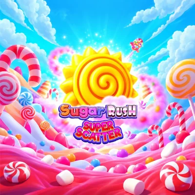 Portada del slot Sugar Rush Super Scatter