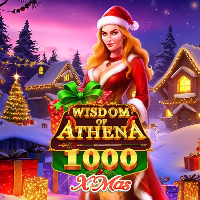 Portada del slot Wisdom of Athena 1000 Xmas