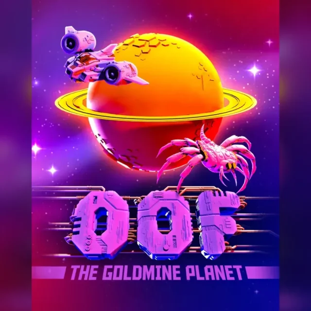 Portada del slot OOF The Goldmine Planet
