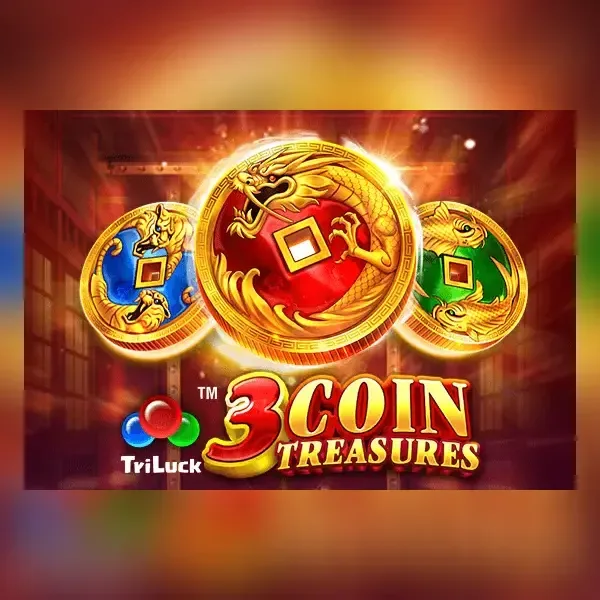 3 Coin Treasures slot artwork