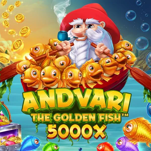 Andvari the Golden Fish official slot artwork