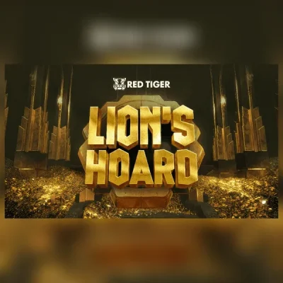 Portada de la slot Lion's Hoard