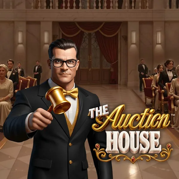 THE Auction House Betsoft slot artwork