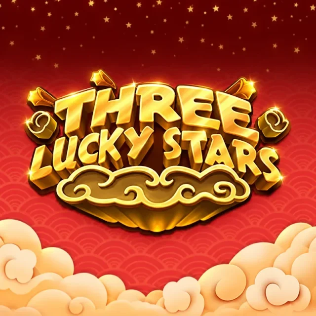 Three Lucky Stars slot artwork