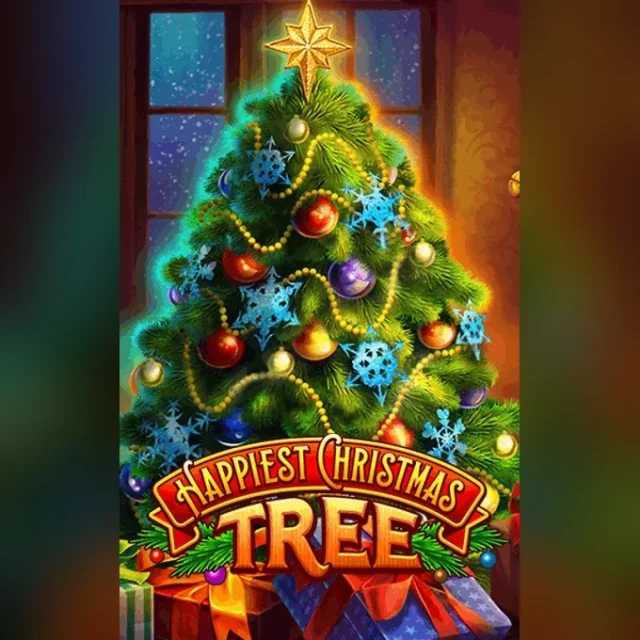 Happiest Christmas Tree slot artwork