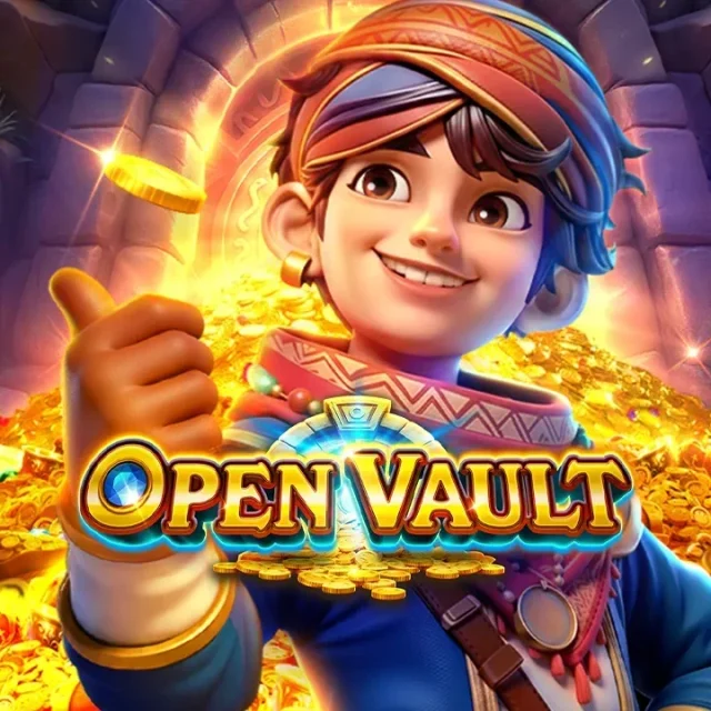 OPEN VAULT slot artwork