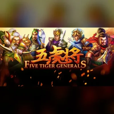 Ilustración de la slot Five Tiger Generals