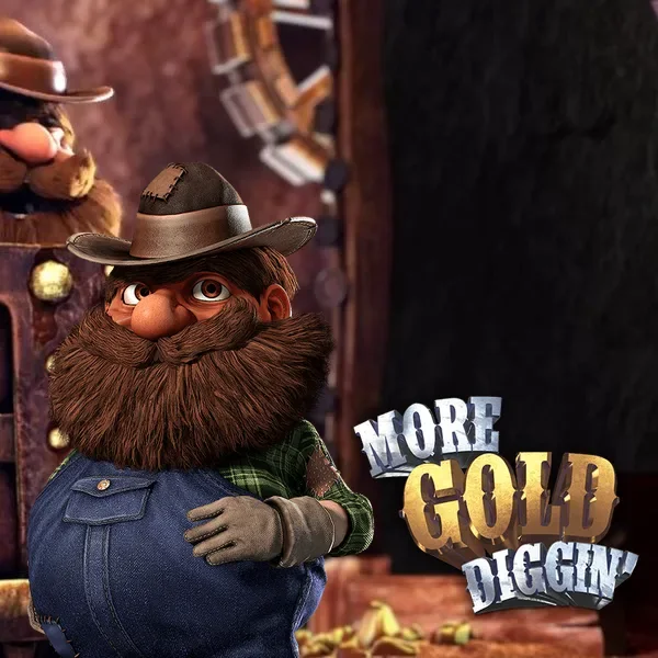 More Gold Diggin' Betsoft slot artwork