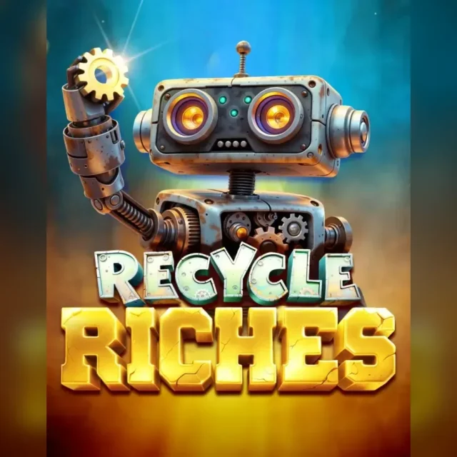 Portada de Recycle Riches con una temática de desguace y multiplicadores Tesla Coil.