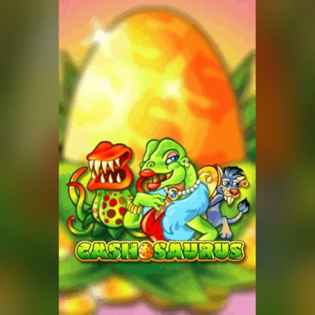 Cashosaurus slot artwork
