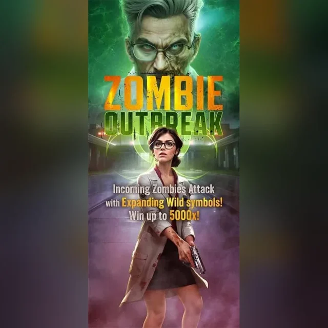 Zombie Outbreak slot artwork