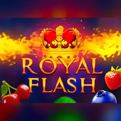 Símbolos frutales, Wild expansivo y Gold Bars de Royal Flash