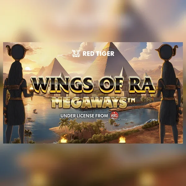 Portada de la slot Wings of Ra Megaways