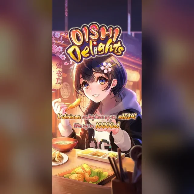 Oishi Delights slot artwork