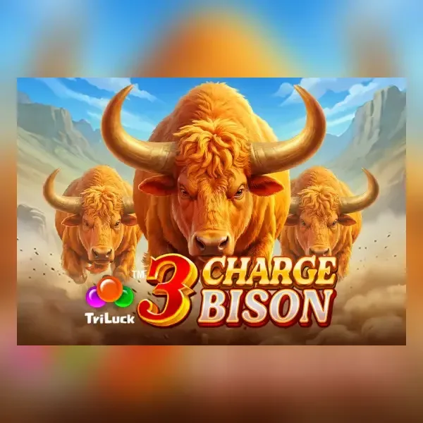 3 Charge Bison slot artwork