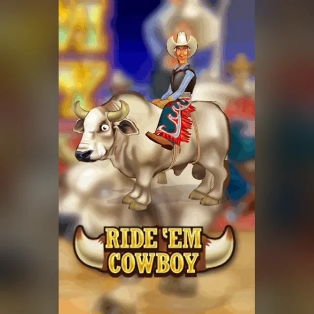 Ride 'em Cowboy slot artwork