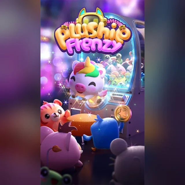 Plushie Frenzy slot artwork