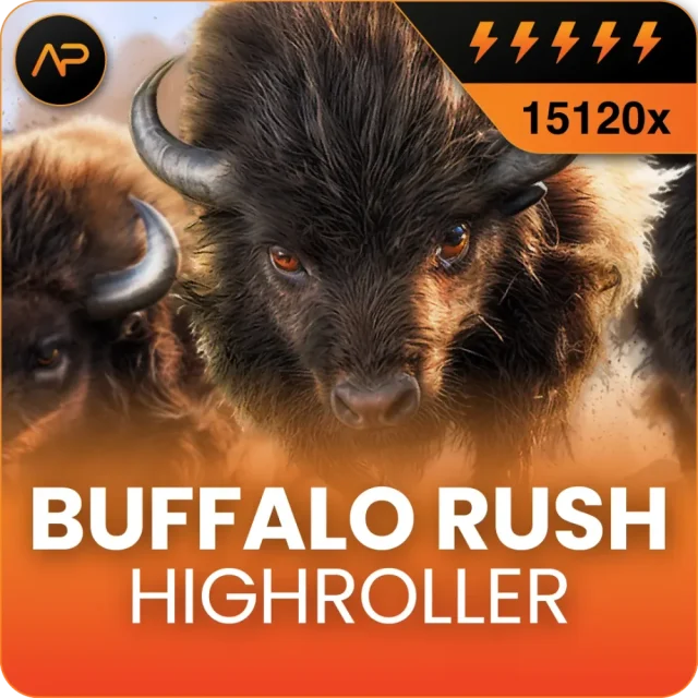 Buffalo Rush HIGHROLLER slot artwork