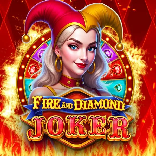 Fire and Diamond Joker official slot artwork