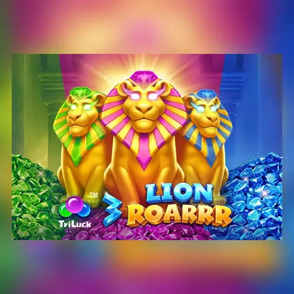 3 Lion Roarrr slot artwork