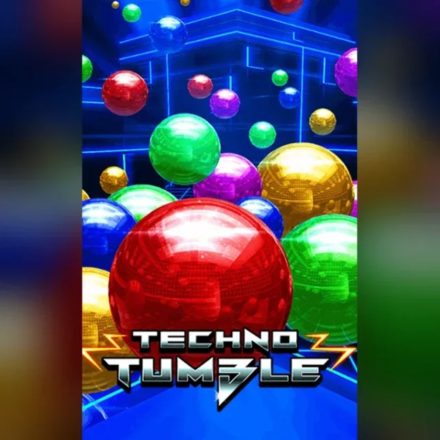 Techno Tumble slot artwork