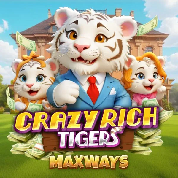 Crazy Rich Tigers official slot artwork