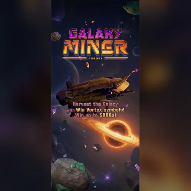 Galaxy Miner slot artwork