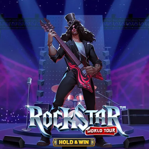 Rockstar World Tour - HOLD & WIN Betsoft slot artwork