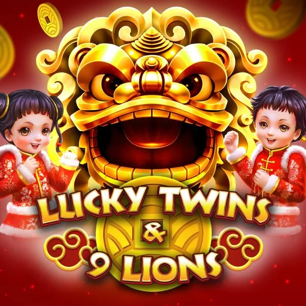 Lucky Twins & 9 Lions official slot artwork